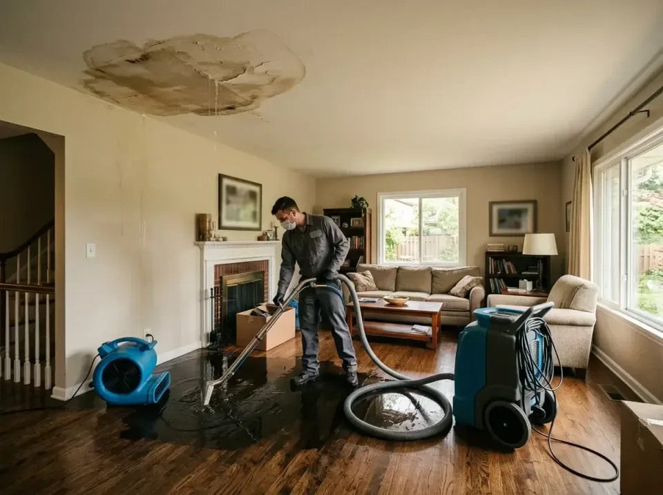 attic-pipe-burst-ceiling-drip-008 — frequently asked questions, Water Damage Restoration & Carpet Care in Connell, WA